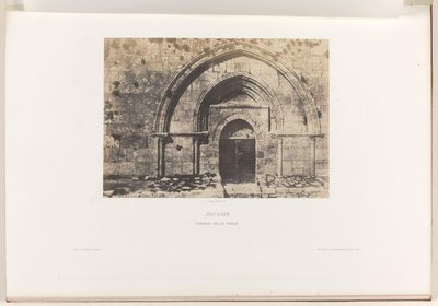 Grab der Jungfrau Maria in Jerusalem von Auguste Salzmann