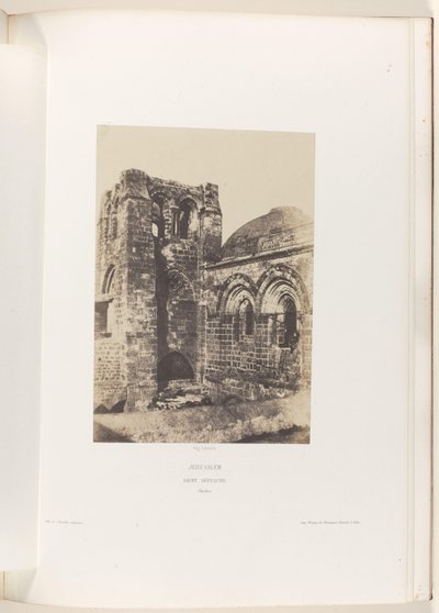Turm der Grabeskirche in Jerusalem von Auguste Salzmann