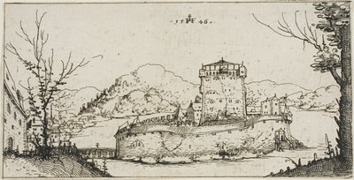 Festung in einem See von Augustin Hirschvogel