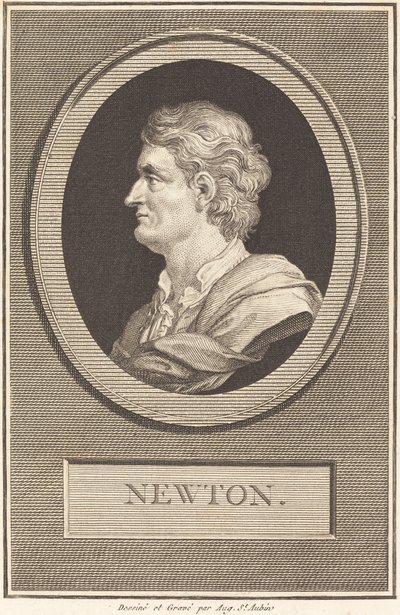 Isaac Newton von Augustin de Saint Aubin