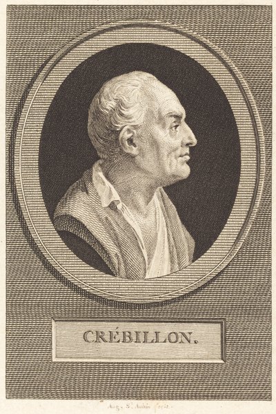 Prosper Jolyot de Crebillon von Augustin de Saint Aubin