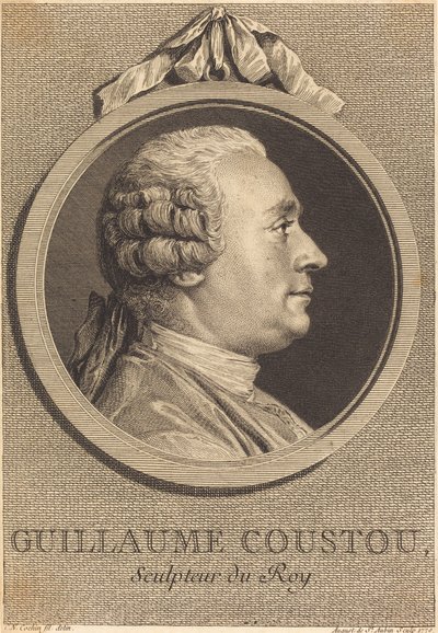 Guillaume Coustou von Augustin de Saint Aubin after Charles Nicolas Cochin II