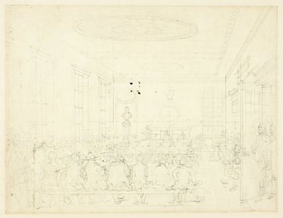 Studie für die Gesellschaft zur Förderung der Landwirtschaft, aus Microcosm of London von Augustus Charles Pugin
