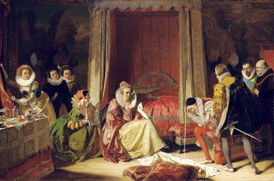 Königin Elisabeth entdeckt, dass sie nicht mehr jung ist von Augustus Leopold Egg