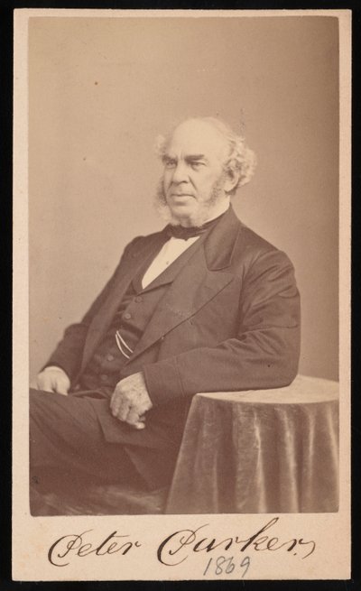 Porträt von Peter Parker 1804-1888, 1869 von Augustus Marshall