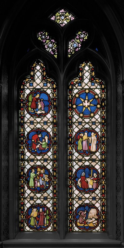 Sieben leibliche Werke der Barmherzigkeit von Augustus Welby Northmore Pugin