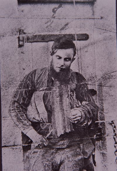 Mitglied der Kelly-Bande Joe Byrne nach dem Tod aufgehängt, 29. Juni 1880 von Australian Photographer