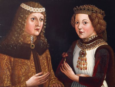 Ladislaus Posthumus König von Böhmen & Magdalena von Valois von Austrian School