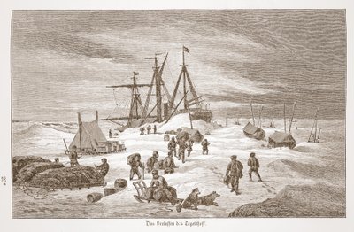 Verlassen der Tegetthoff, 1876 von Austrian School