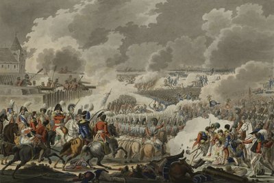 Die Schlacht von Waterloo, 18. Juni 1815, veröffentlicht von Artaria und Co, ca. 1820 von Austrian School