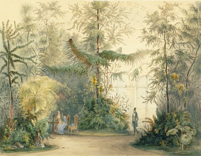 Der Wintergarten des Hofburg-Palastes, Wien, 1852 von Austrian School
