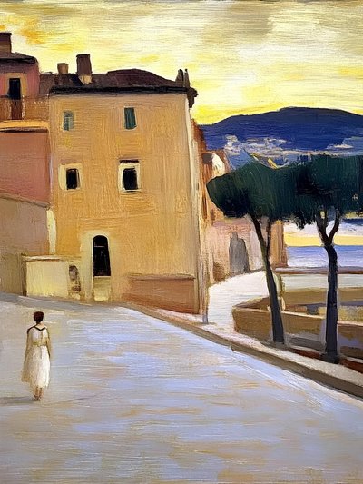 Küsten Abendspaziergang von Avanesova Elena