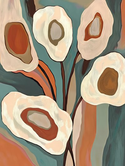 Moderne erdige Botanicals von Avanesova Elena