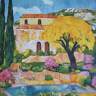Sonniger Villengarten von Avanesova Elena