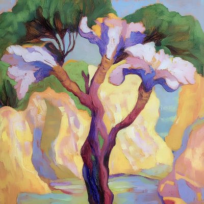 Lebendiger abstrakter Baum von Avanesova Elena
