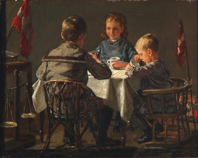 Die drei Kinder des Künstlers von Axel Helsted