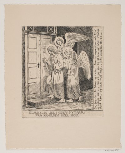 Weihnachts- und Neujahrskarte von Axel Hou