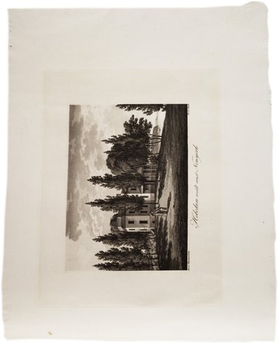 Hoboken gegenüber von New York, aus einem Atlas der Vereinigten Staaten, 1824 von Axel Leonhard Klinckowström