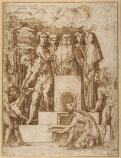 Das Opfer Noahs von Baccio Bandinelli