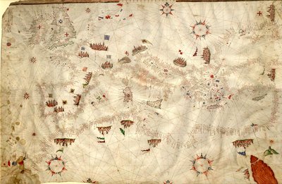 Portolankarte von Baldassarre (16th century) Maggiolo