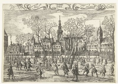Der Hof von Zeeland in Middelburg, 1644 von Balthasar Florisz. van Berckenrode