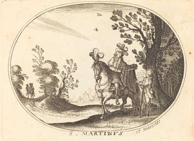 Sankt Martin und der Bettler von Balthasar Moncornet