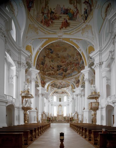 Innenansicht der Klosterkirche von Architekt Johann Balthasar Neumann von Balthasar Neumann