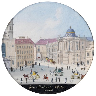 Der Michaelerplatz in Wien von Balthasar Wigand
