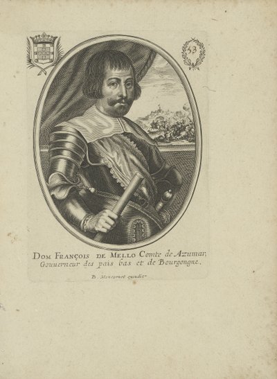 Francisco Manuel de Mello 1608-1666, um 1640-1650 von Balthazar Moncornet