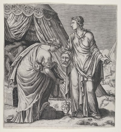 Judith mit dem Kopf des Holofernes von Balthazar van den Bos