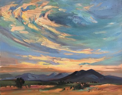 Taos Mountain New Mexico von Barbara Cleary