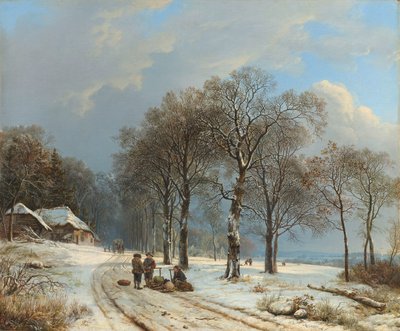 Winterlandschaft von Barend Cornelis Koekkoek