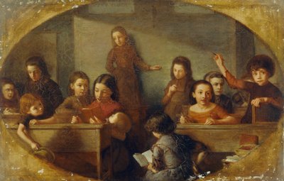 Schulkinder von Barnett Samuel Marks