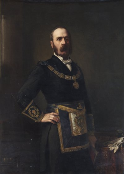 Sir John Braddick Monckton, 1883 von Barnett Samuel Marks