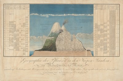 Ideen zu einer Geographie der Pflanzen nebst einem Naturgemälde der Tropenländer von Baron Friedrich Alexander von Humboldt