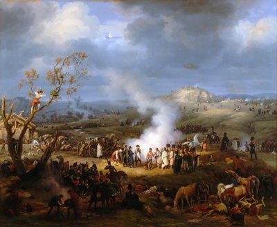 Napoleons Biwak am Vorabend von Austerlitz, 1. Dezember 1805 von Baron Lejeune Louis François