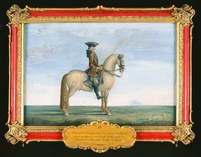 Nr. 9 Ein Schimmel der Spanischen Hofreitschule, aus dem Gestüt des Grafen von Kaunitz in Böhmen von Baron Reis Eisenberg