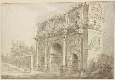 Konstantinsbogen in Rom von Bartholomeus Breenbergh