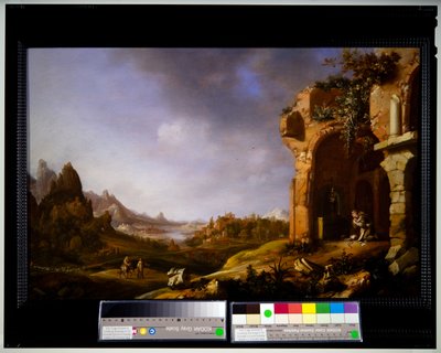 Heiliger Antonius bei der Meditation von Bartholomeus Breenbergh