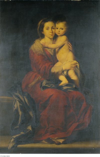 Nach Bartolomé-Esteban Murillo - Die Jungfrau und das Kind, ca. 1660 - ca. 1699 von Bartolomé Esteban Murillo