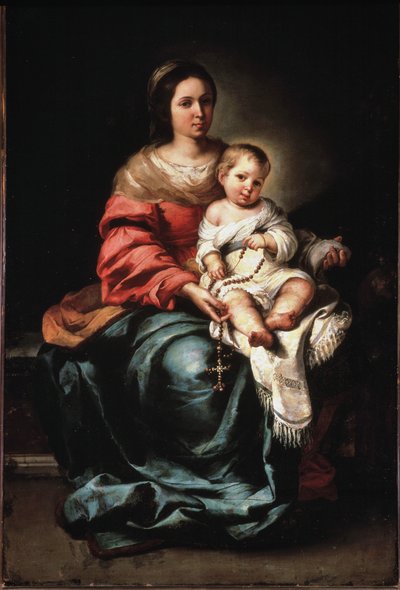 Jungfrau des Rosenkranzes von Bartolomé Esteban Murillo