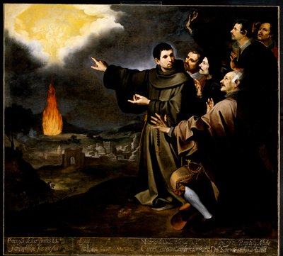 Fray Juliáns Vision von der Himmelfahrt der Seele von König Philipp II. von Spanien von Bartolomé Esteban Murillo