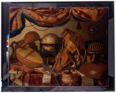 Stillleben mit Musikinstrumenten von Bartolomeo Bettera