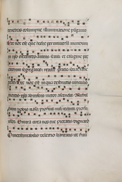 Missale: Fol. 155: Musik für Exultet, 1469 von Bartolomeo Caporali