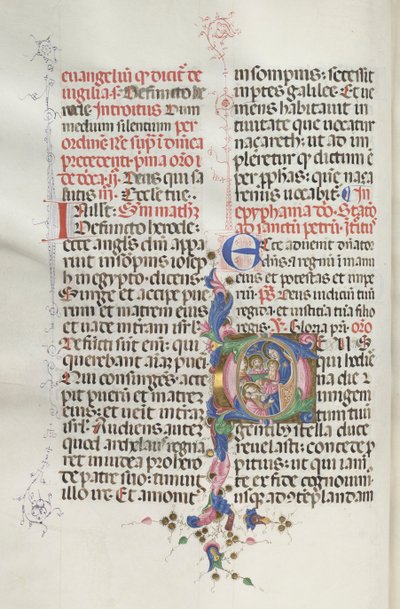 Missale: Fol. 30v: Anbetung der Heiligen Drei Könige von Bartolomeo Caporali