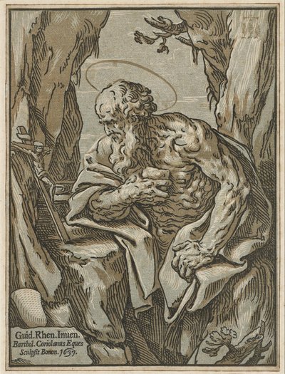 Heiliger Hieronymus von Bartolomeo Coriolano