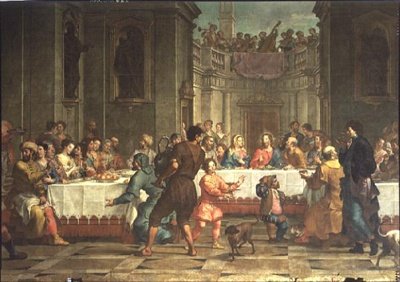 Hochzeitsfest zu Kana von Bartolomeo Litterini