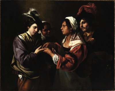 Der Wahrsager von Bartolomeo Manfredi