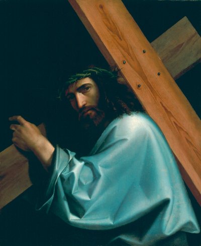 Christus trägt das Kreuz, von Montagna, Bartolomeo (1449-1523) von Bartolomeo Montagna