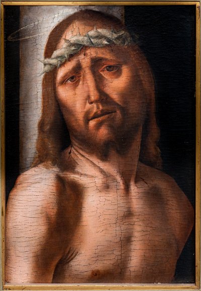 Christus an der Säule, zweite Hälfte des 15. Jahrhunderts von Bartolomeo Montagna
